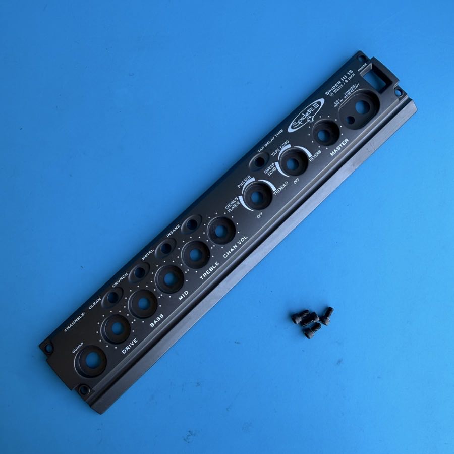 Line 6 Spider III 15 Amplifier Part: Front Face Control Panel Cover Plate