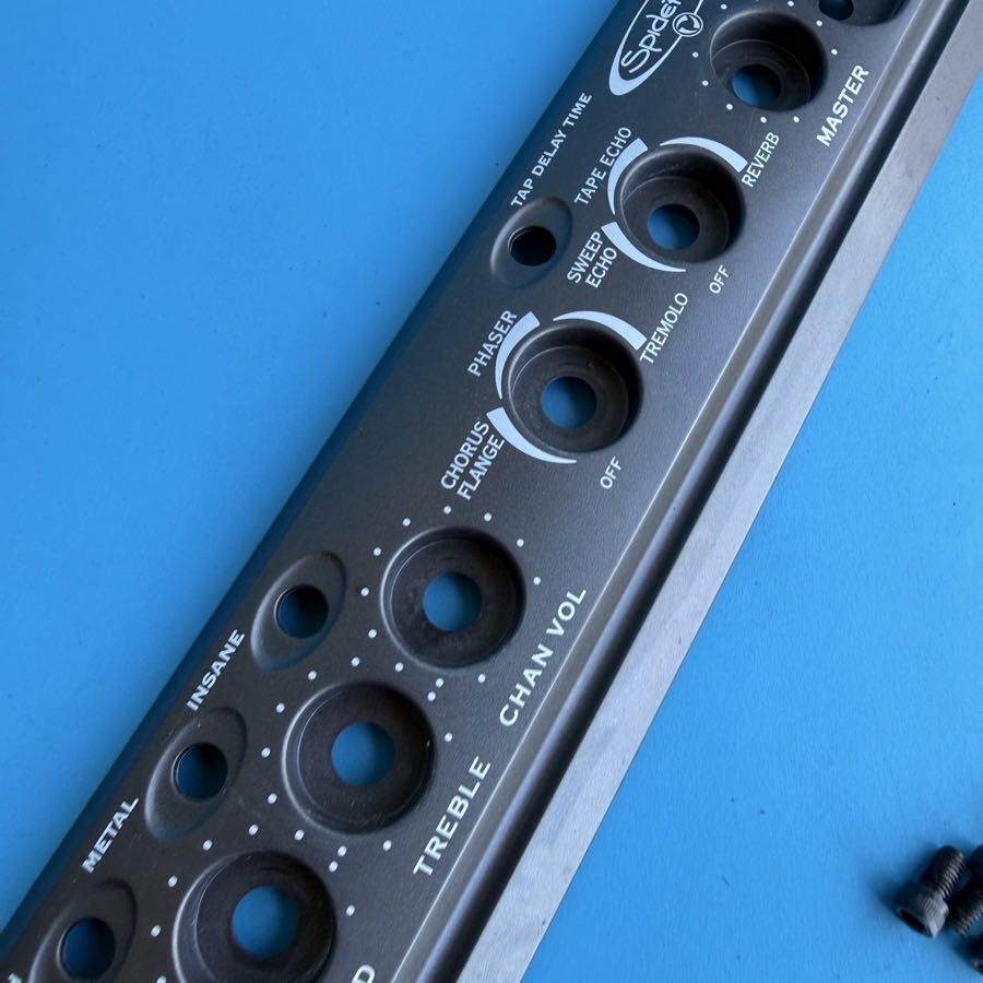 Line 6 Spider III 15 Amplifier Part: Front Face Control Panel Cover Plate