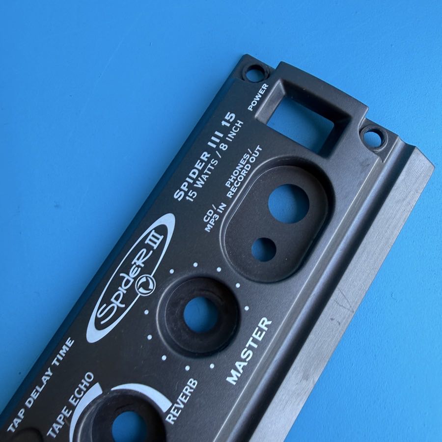 Line 6 Spider III 15 Amplifier Part: Front Face Control Panel Cover Plate