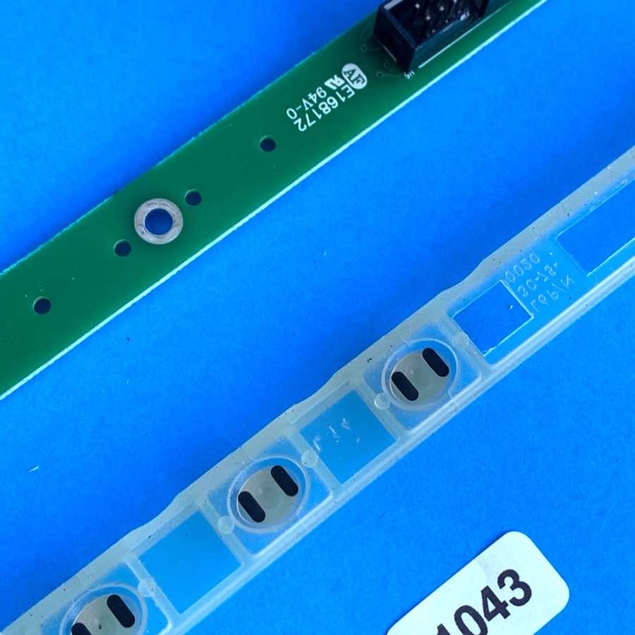 Line 6 Spider III 15 Amplifier Part: Channel Select Button Circuit Board & Pad