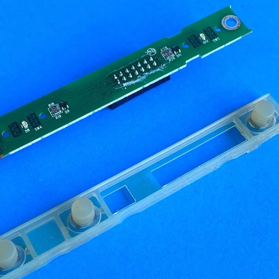 Line 6 Spider III 15 Amplifier Part: Channel Select Button Circuit Board & Pad