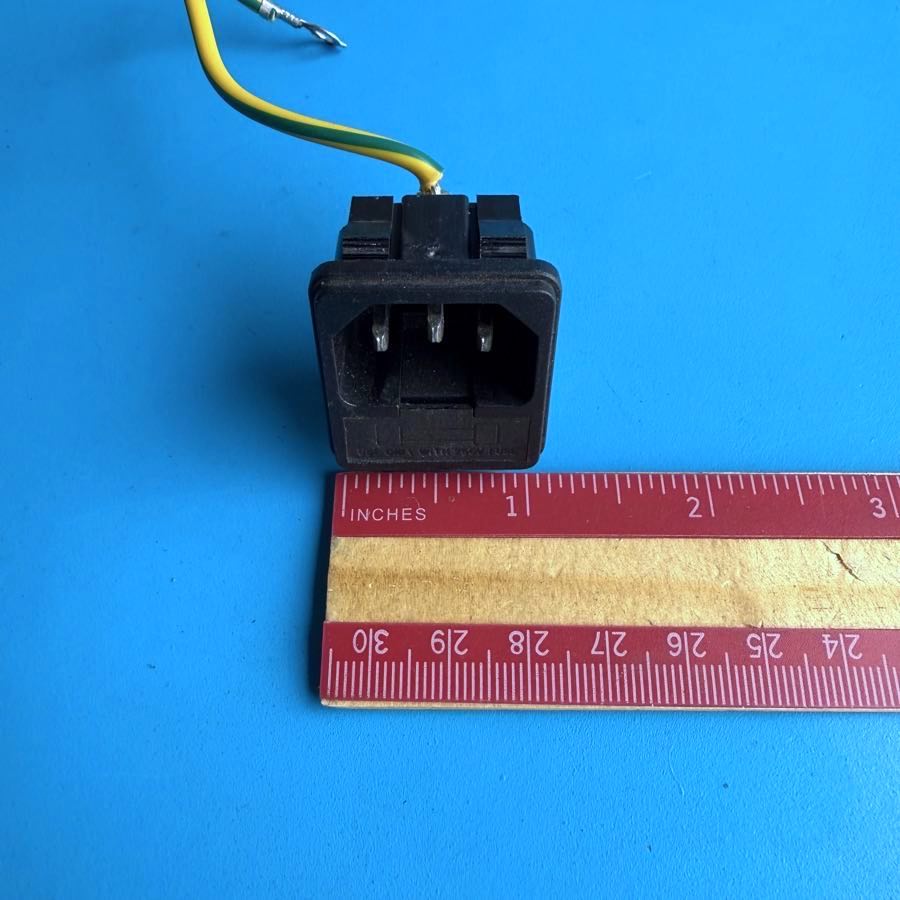 Line 6 Spider III IV 15 120 Guitar Amplifier Part: Power Cord Input Plug Socket