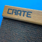 CRATE CA60D Guitar Amplifier Part: Front Speaker Cover Brown Mesh Grille