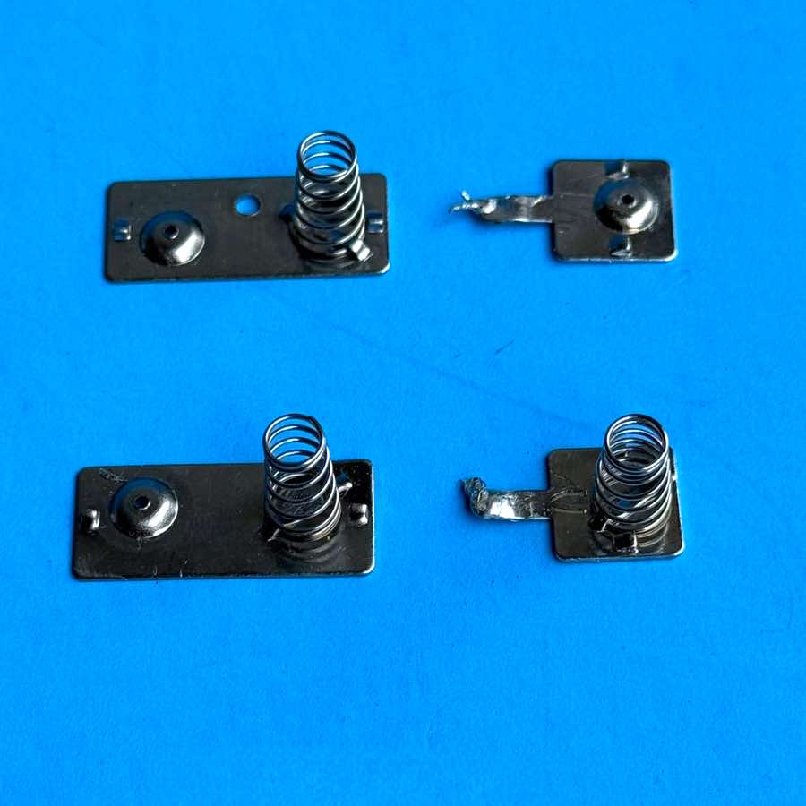 BEHRINGER UMX610 U-Control MIDI Keyboard Parts: Battery Holder Contact Springs