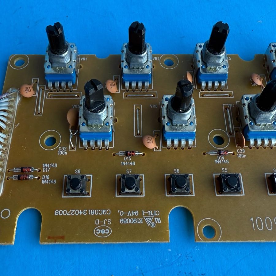 M-AUDIO OXYGEN 49 MKIII MIDI Controller Keyboard Part: Knob Encoder PCB Board