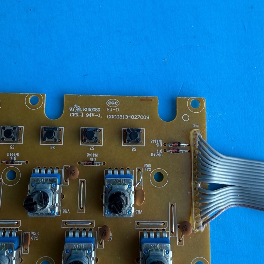 M-AUDIO OXYGEN 49 MKIII MIDI Controller Keyboard Part: Knob Encoder PCB Board