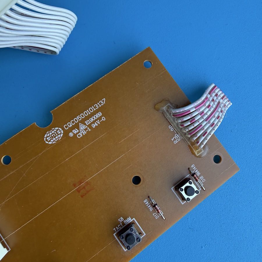 M-AUDIO OXYGEN 61 MIDI Controller Keyboard Part: Display Circuit Board PCB