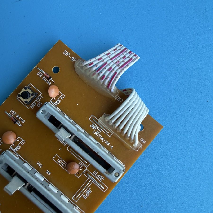M-AUDIO OXYGEN 61 MIDI Controller Keyboard Part: Slider Fader Board PCB