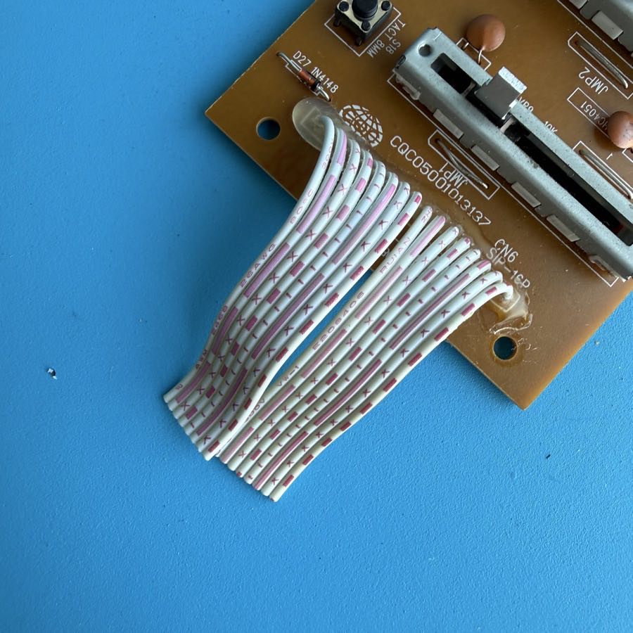M-AUDIO OXYGEN 61 MIDI Controller Keyboard Part: Slider Fader Board PCB