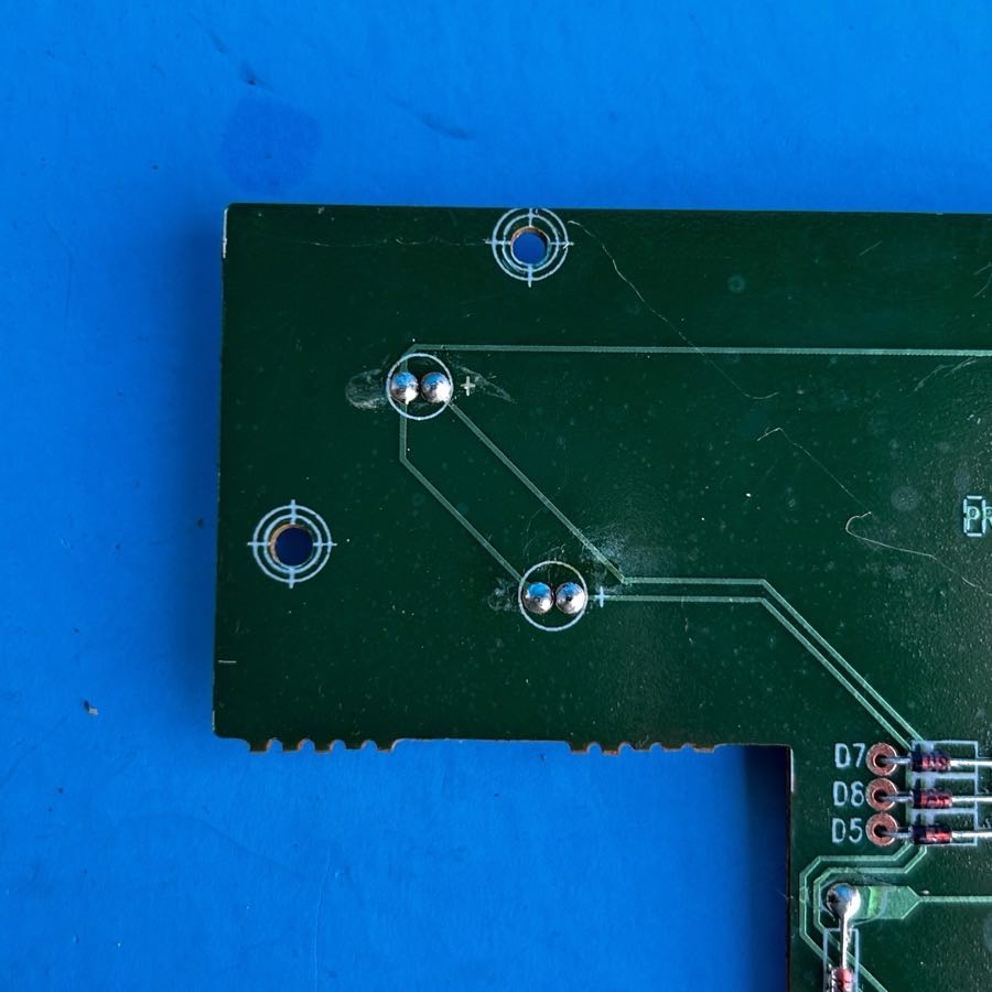 M-AUDIO Axiom 25 MIDI Keyboard Part: Push Button Contact Pad Circuit Board