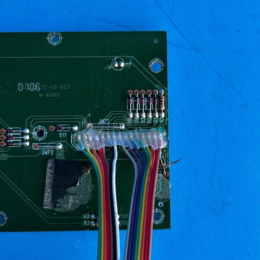 M-AUDIO Axiom 25 MIDI Keyboard Part: Push Button Contact Pad Circuit Board