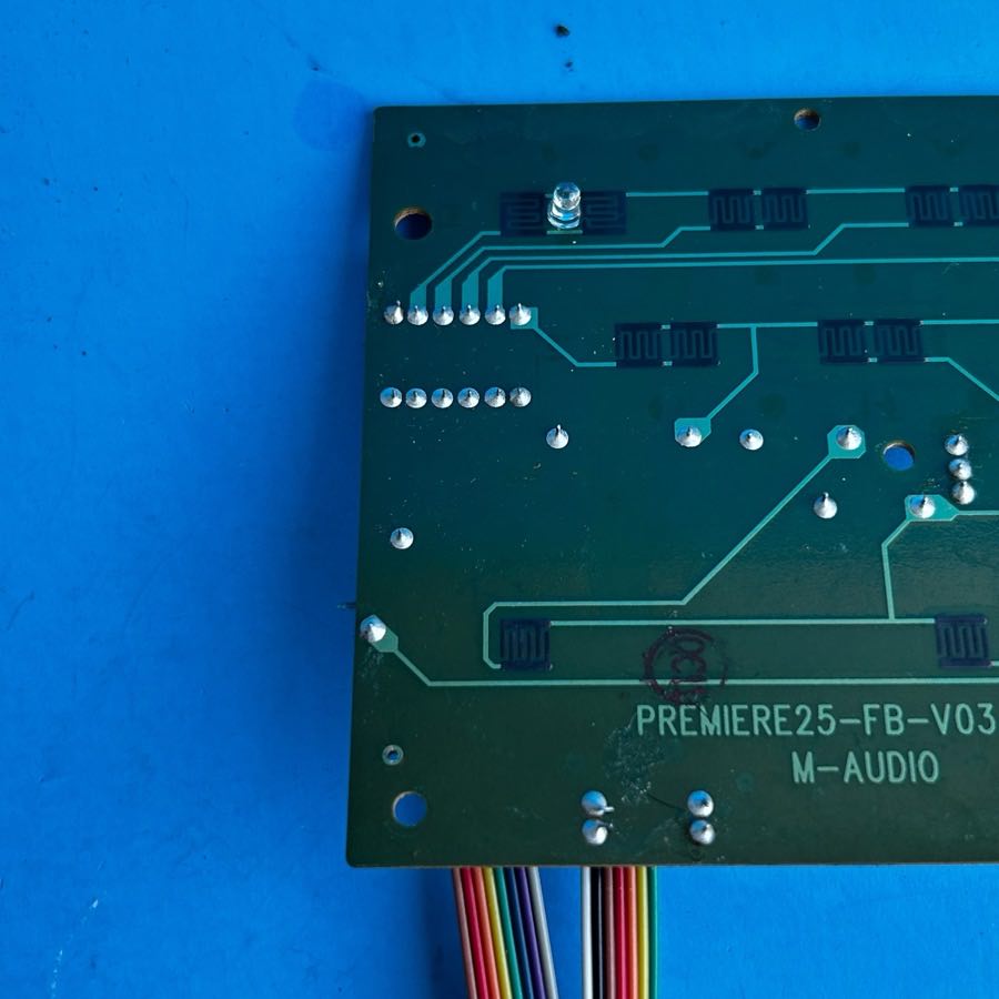 M-AUDIO Axiom 25 MIDI Keyboard Part: Push Button Contact Pad Circuit Board