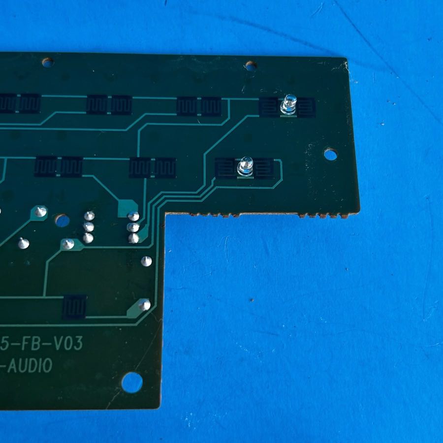 M-AUDIO Axiom 25 MIDI Keyboard Part: Push Button Contact Pad Circuit Board
