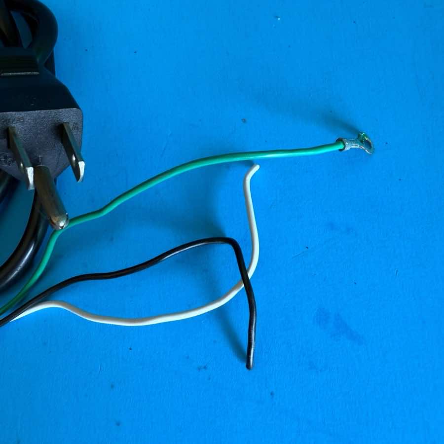 DEAN MARKLEY K-20BX Bass Guitar Amplifier Part: Power Cord Cable Plug