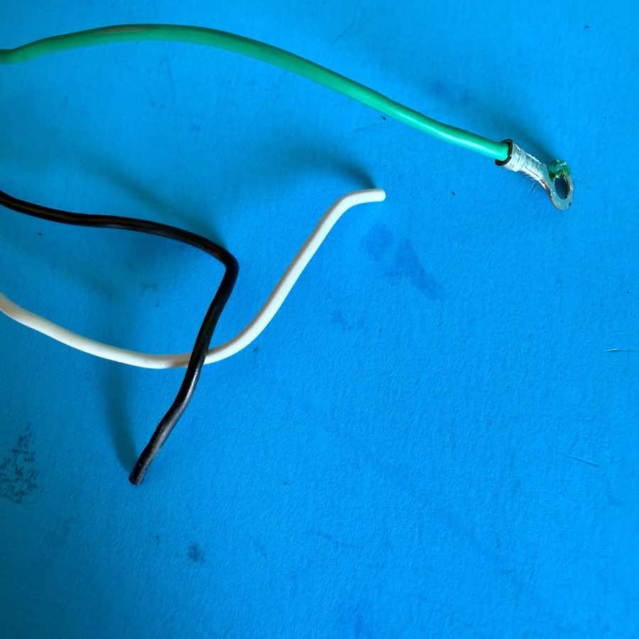 DEAN MARKLEY K-20BX Bass Guitar Amplifier Part: Power Cord Cable Plug