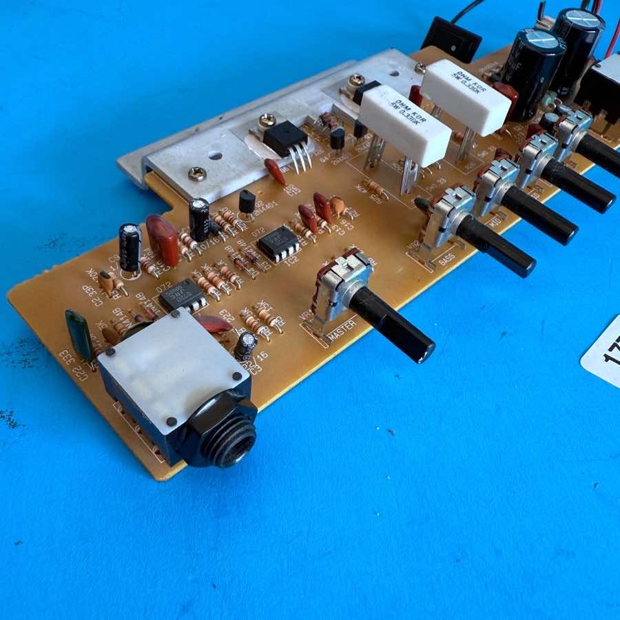 DEAN MARKLEY K-20BX Guitar Amplifier Part: Main PCB Drive Control Circuit Board