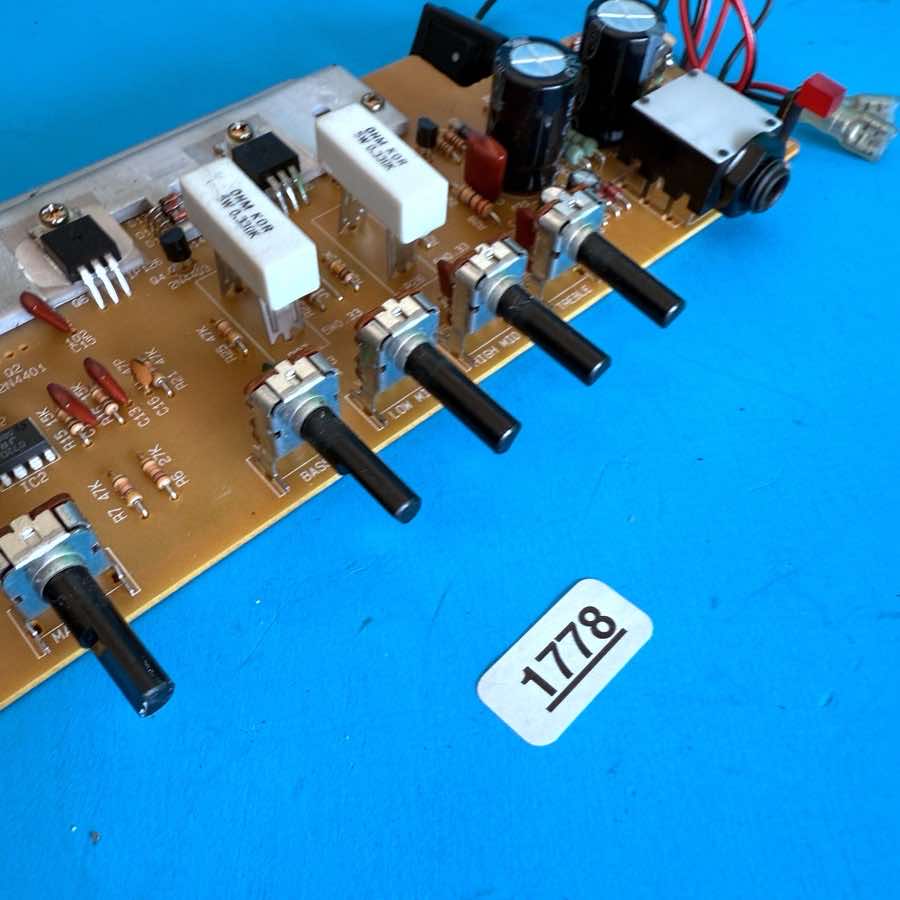 DEAN MARKLEY K-20BX Guitar Amplifier Part: Main PCB Drive Control Circuit Board