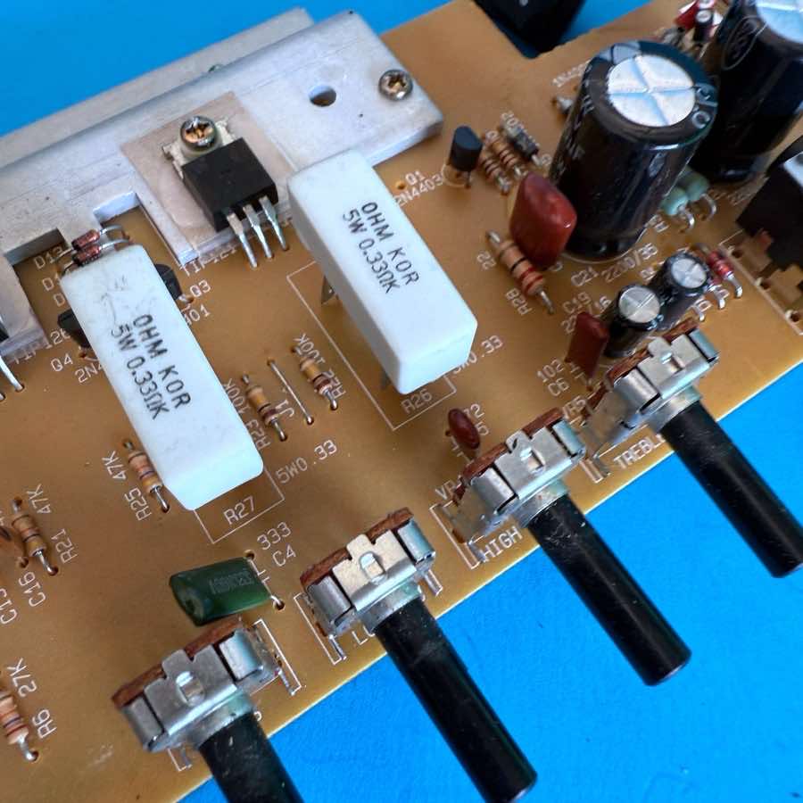 DEAN MARKLEY K-20BX Guitar Amplifier Part: Main PCB Drive Control Circuit Board
