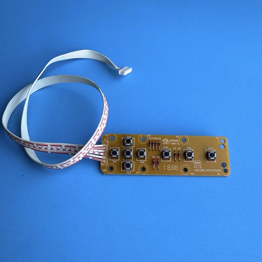 M-AUDIO KeyStation 61 MIDI Keyboard Part: Play Stop Button Switch Board PCB