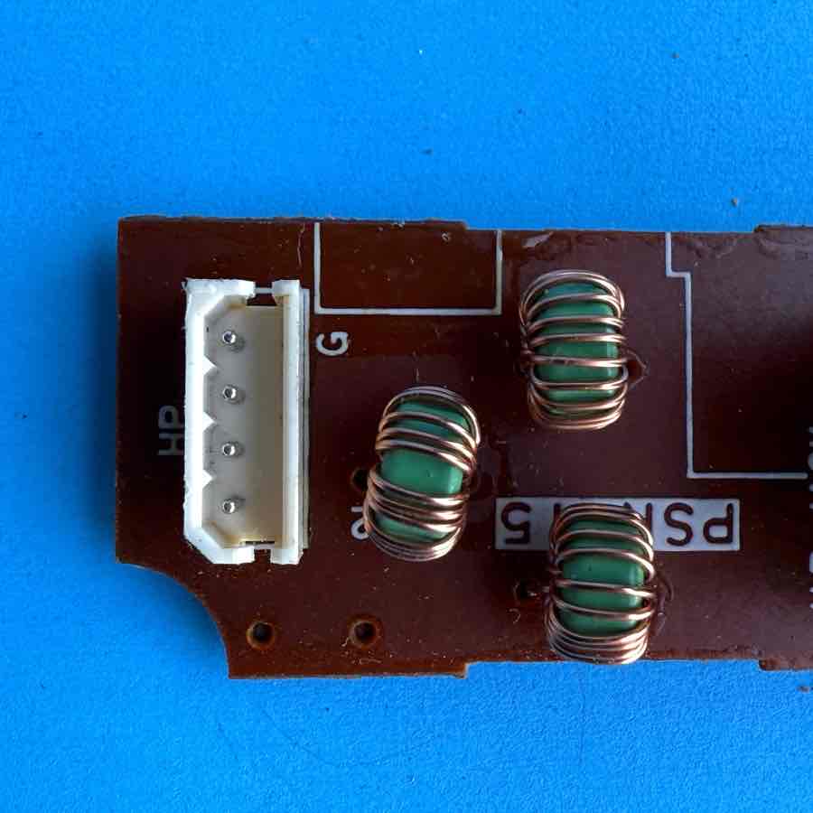 YAMAHA PSR-15 Vintage Keyboard Part: Headphone Jack Socket PCB Circuit Board