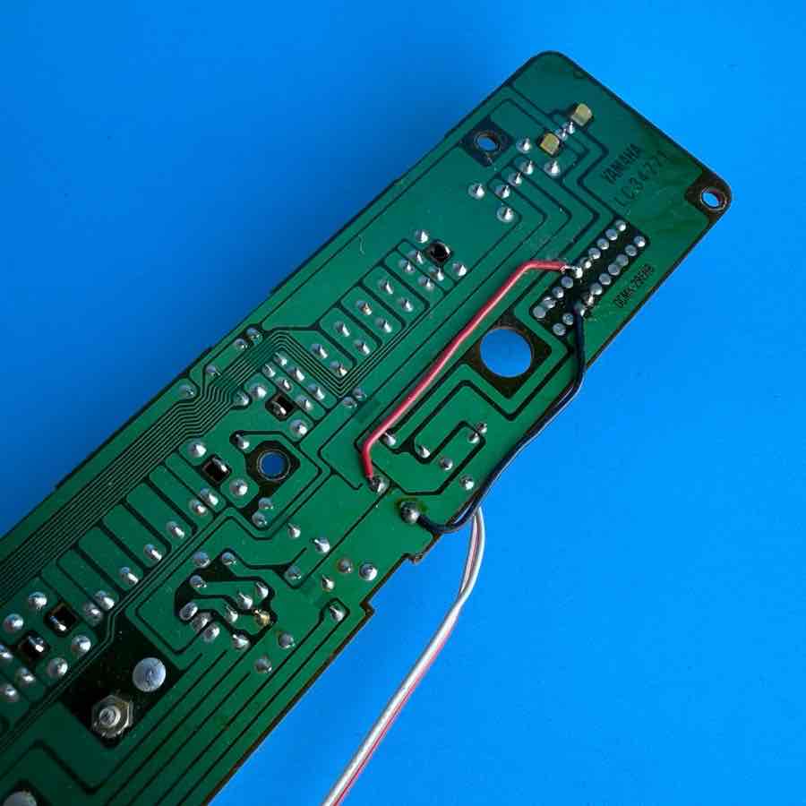 YAMAHA PSR-15 Vintage Keyboard Part: Processor Control Main PCB Circuit Board
