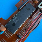 YAMAHA PSR-15 Vintage Keyboard Part: Processor Control Main PCB Circuit Board