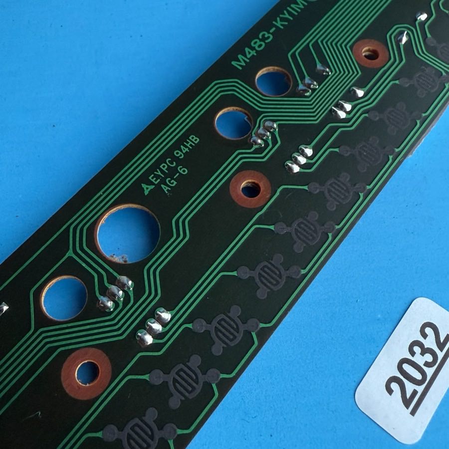 CASIO MT-35 Vintage Keyboard Part: Key Contact Board PCB [M483-KYIM]