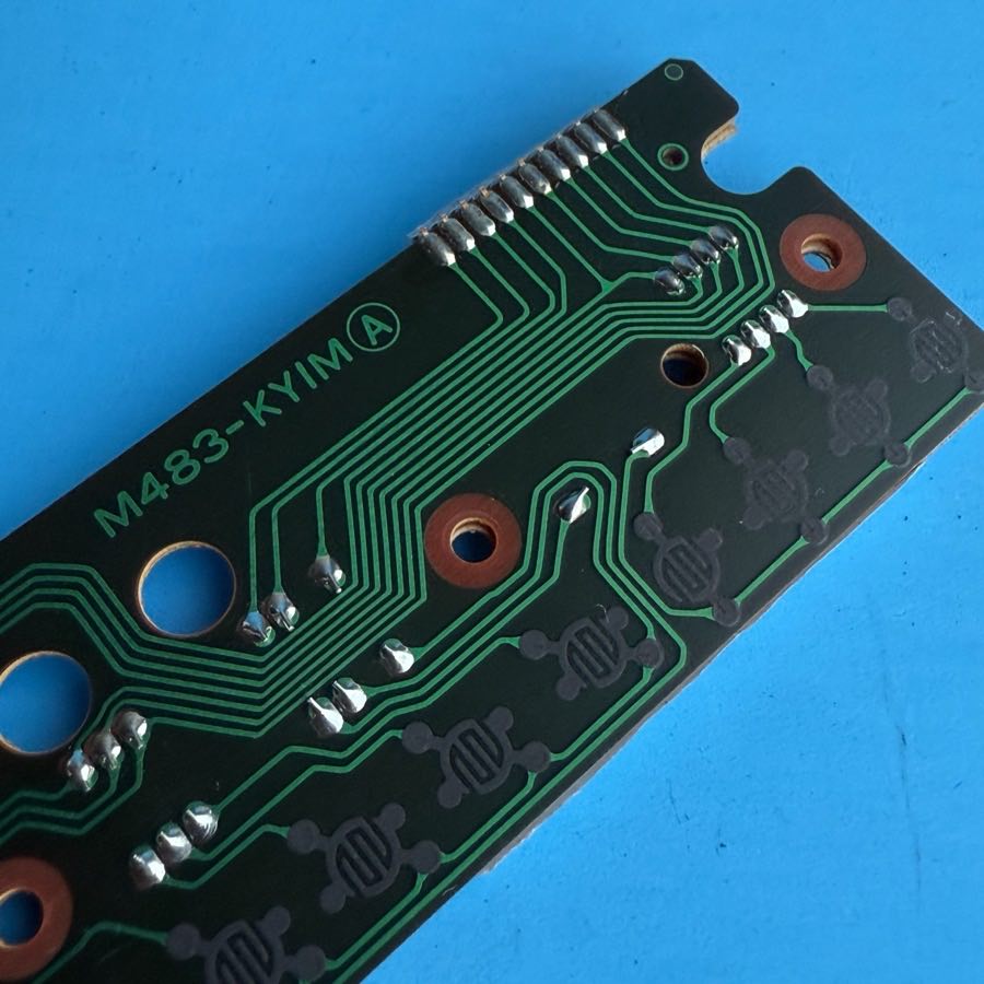 CASIO MT-35 Vintage Keyboard Part: Key Contact Board PCB [M483-KYIM]