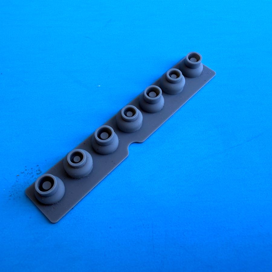 CASIO MT-35 MT-100 Keyboard Part: Keys Conductive Pad 7-Key Contact Strip