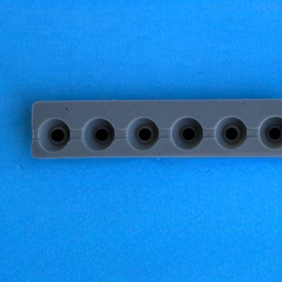 CASIO MT-35 MT-100 Keyboard Part: Keys Conductive Pad 7-Key Contact Strip