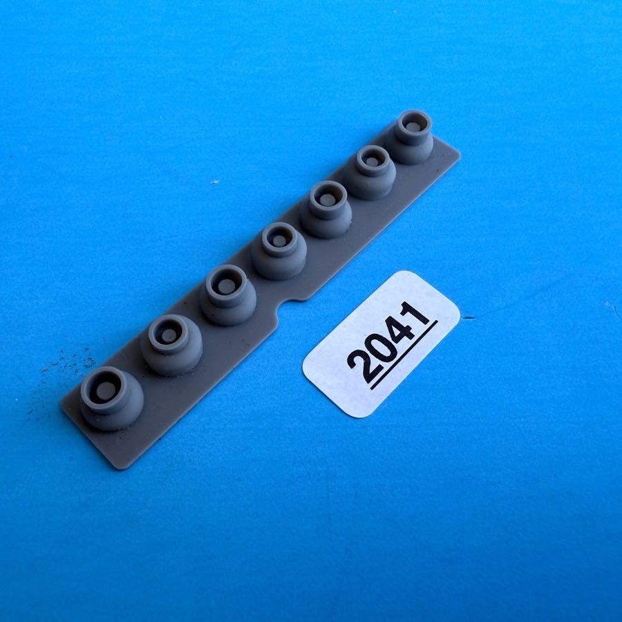 CASIO MT-35 MT-100 Keyboard Part: Keys Conductive Pad 7-Key Contact Strip