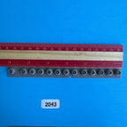 CASIO MT-35 MT-100 Keyboard Part: Keys Conductive Pad 13-Key Contact Strip