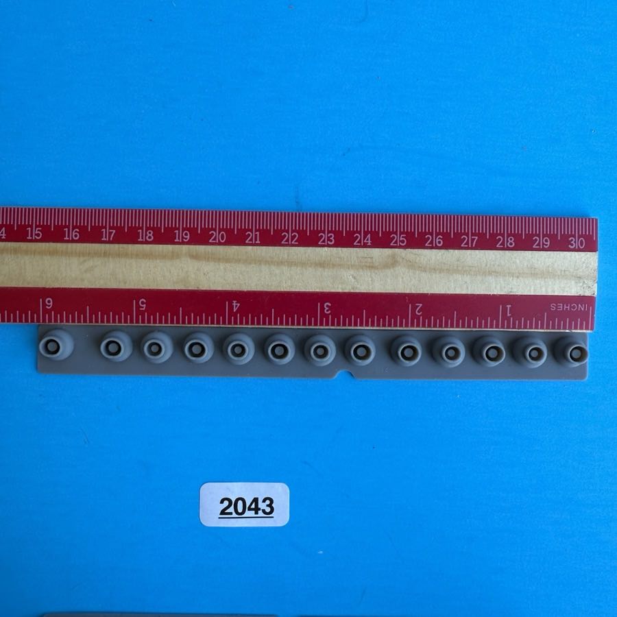 CASIO MT-35 MT-100 Keyboard Part: Keys Conductive Pad 13-Key Contact Strip
