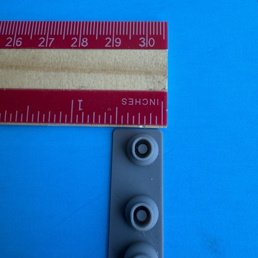 CASIO MT-35 MT-100 Keyboard Part: Keys Conductive Pad 13-Key Contact Strip