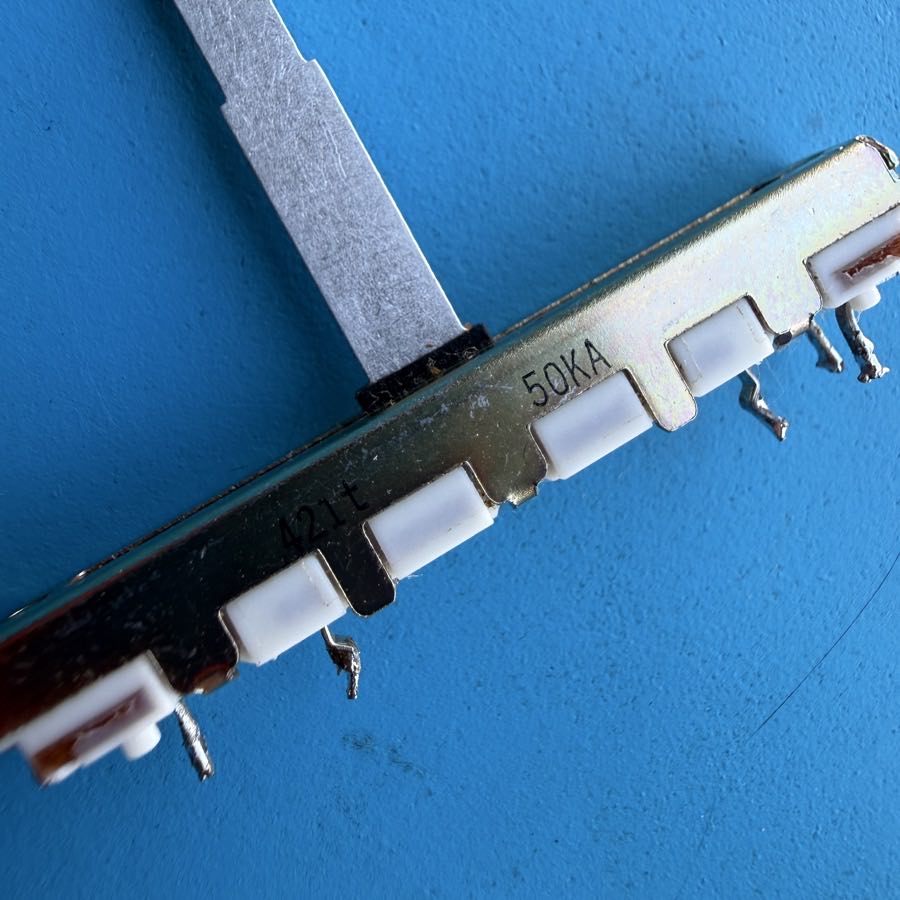 CASIO MT-35 Vintage Keyboard Replacement Part: Fader 3-Pin Slider 50KA Pot