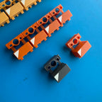 CASIO MT-35 Vintage Keyboard Part: Orange Yellow Push Button Cover Set