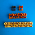 CASIO MT-35 Vintage Keyboard Part: Orange Yellow Push Button Cover Set