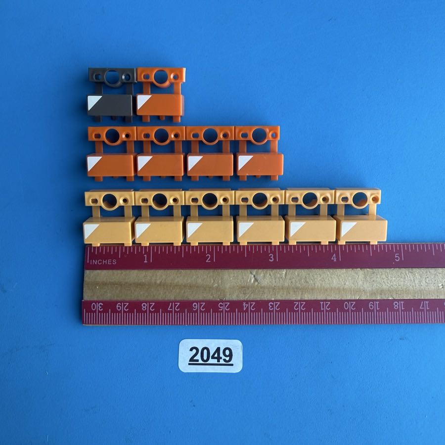 CASIO MT-35 Vintage Keyboard Part: Orange Yellow Push Button Cover Set