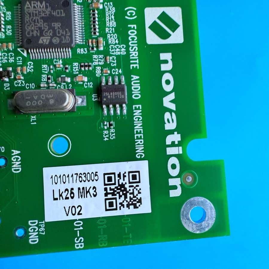 NOVATION LAUNCHKEY 25 MK3 Midi Keyboard Part USB Sustain Input PCB Circuit Board