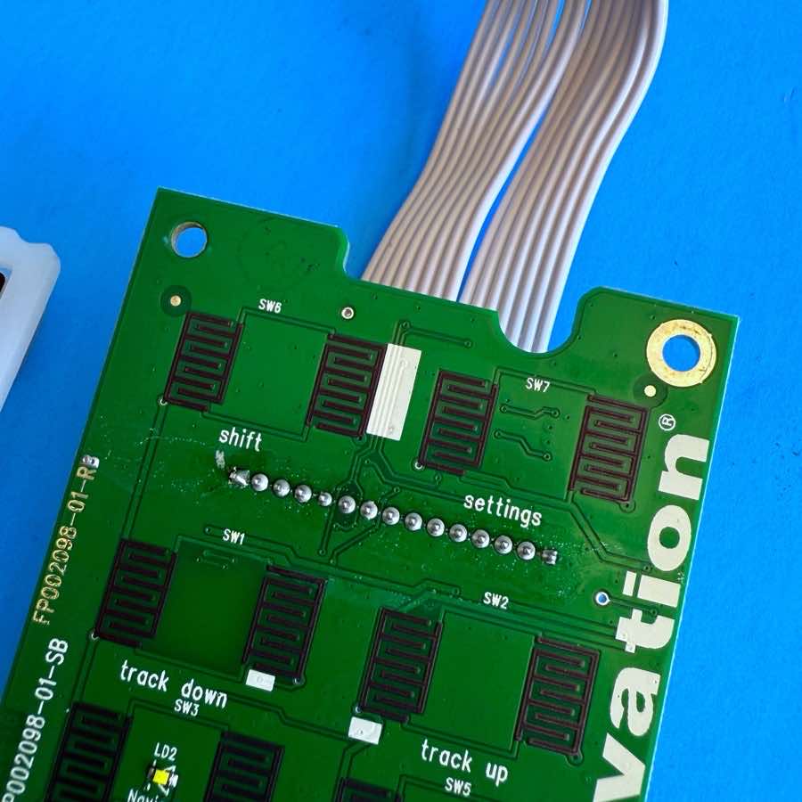NOVATION LAUNCHKEY 25 MK3 Part Transpose Octave Setting Conductive Pad PCB Board