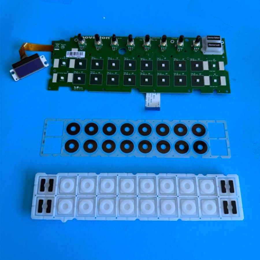 NOVATION LAUNCHKEY 25 MK3 Part: Drum Trigger Conductive Pad & Display PCB Board