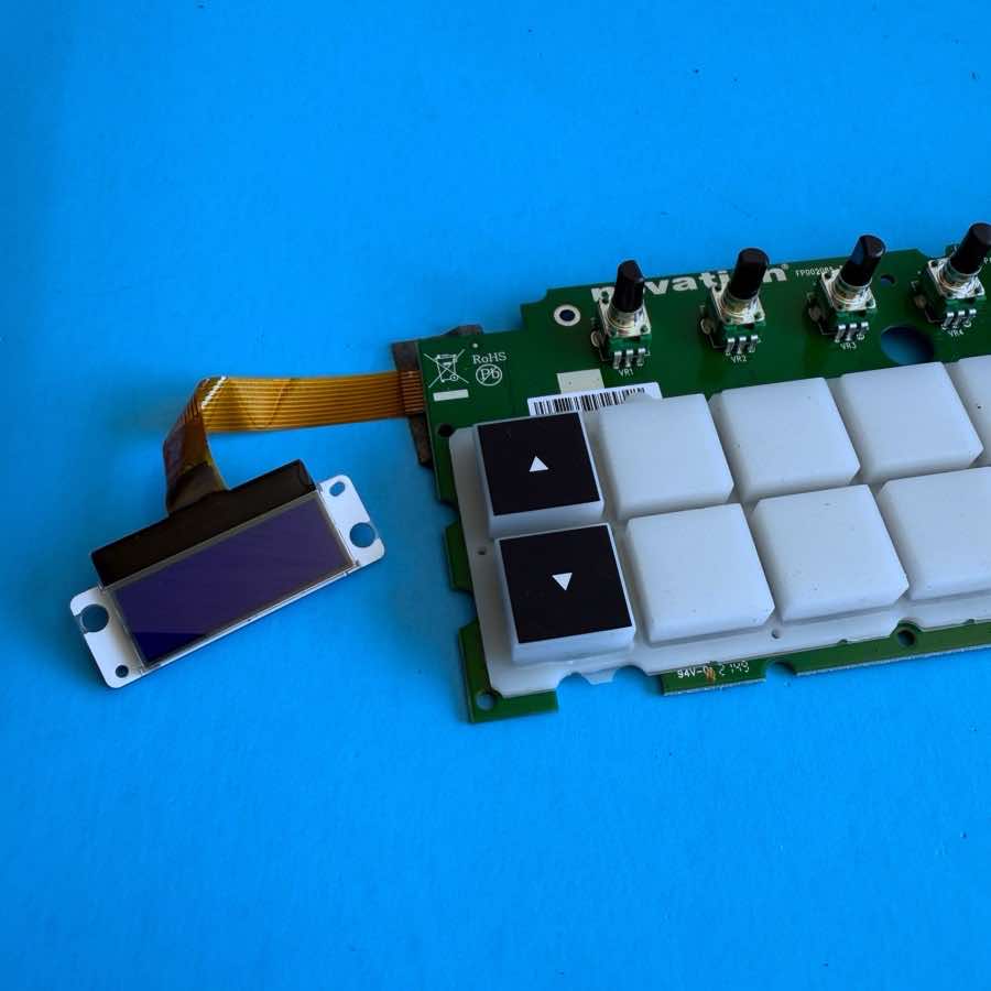 NOVATION LAUNCHKEY 25 MK3 Part: Drum Trigger Conductive Pad & Display PCB Board