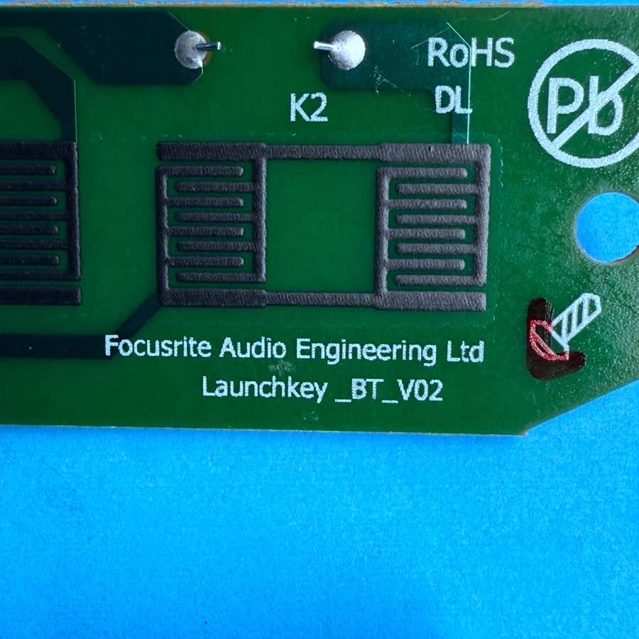 NOVATION LAUNCHKEY 49 MK2 Part: Transpose Octave Conductive Pad & PCB Board