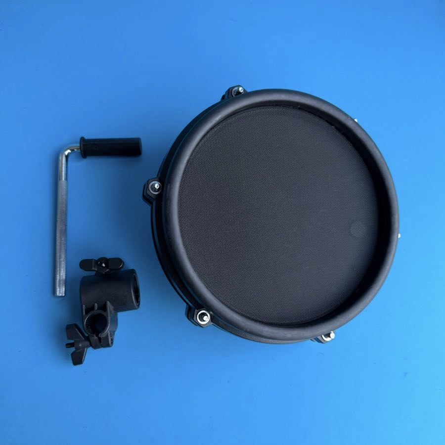 ALESIS NITRO DM7X Drum Part: 8 Inch Tom Single-Zone Mesh Pad w/L-Rod Clamp [V4]