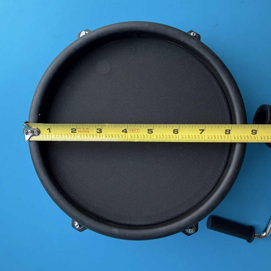 ALESIS NITRO DM7X Drum Part: 8 Inch Tom Single-Zone Mesh Pad w/L-Rod Clamp [V4]
