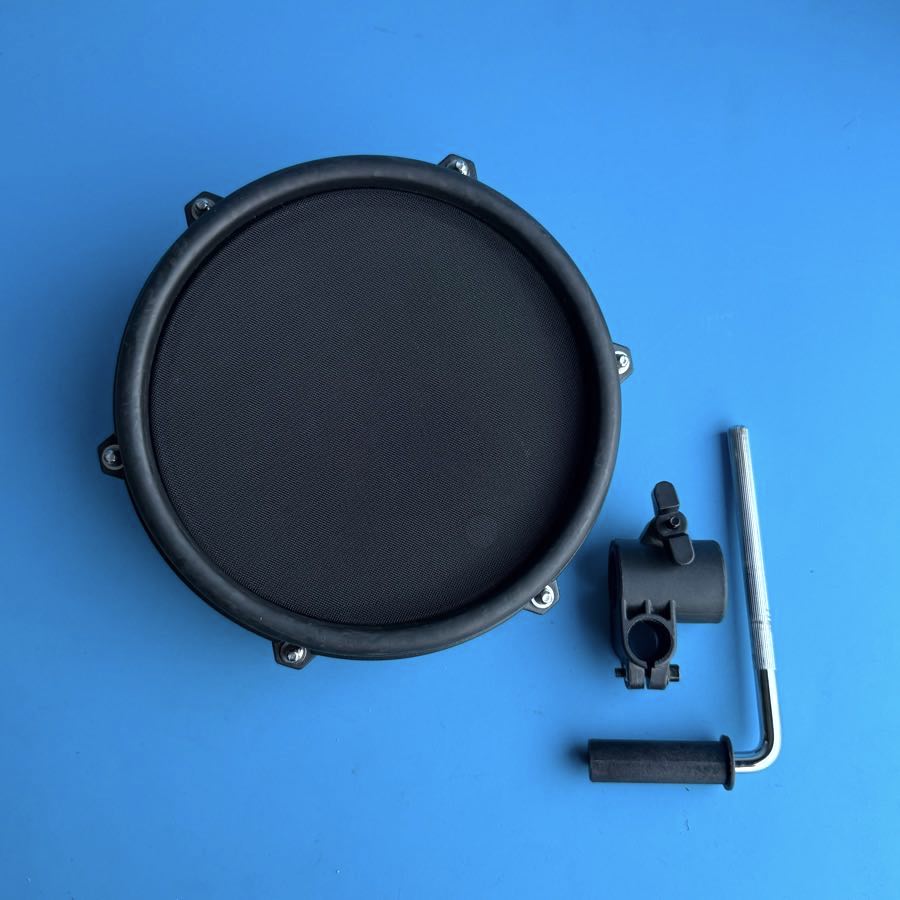 ALESIS NITRO DM7X Drum Part: 8 Inch Tom Single-Zone Mesh Pad w/L-Rod Clamp [V6]