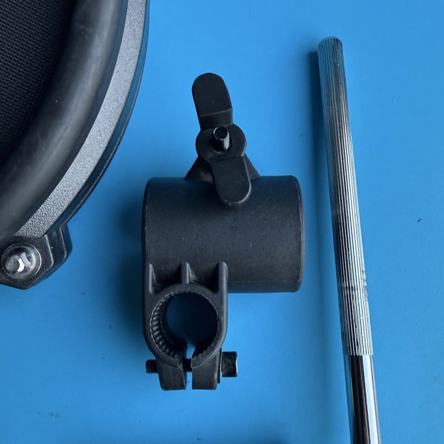 ALESIS NITRO DM7X Drum Part: 8 Inch Tom Single-Zone Mesh Pad w/L-Rod Clamp [V6]