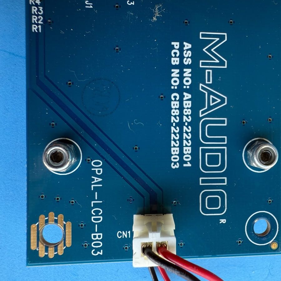 M-AUDIO AXIOM PRO 49 MIDI Controller Part: Digital Display Screen PCB Board