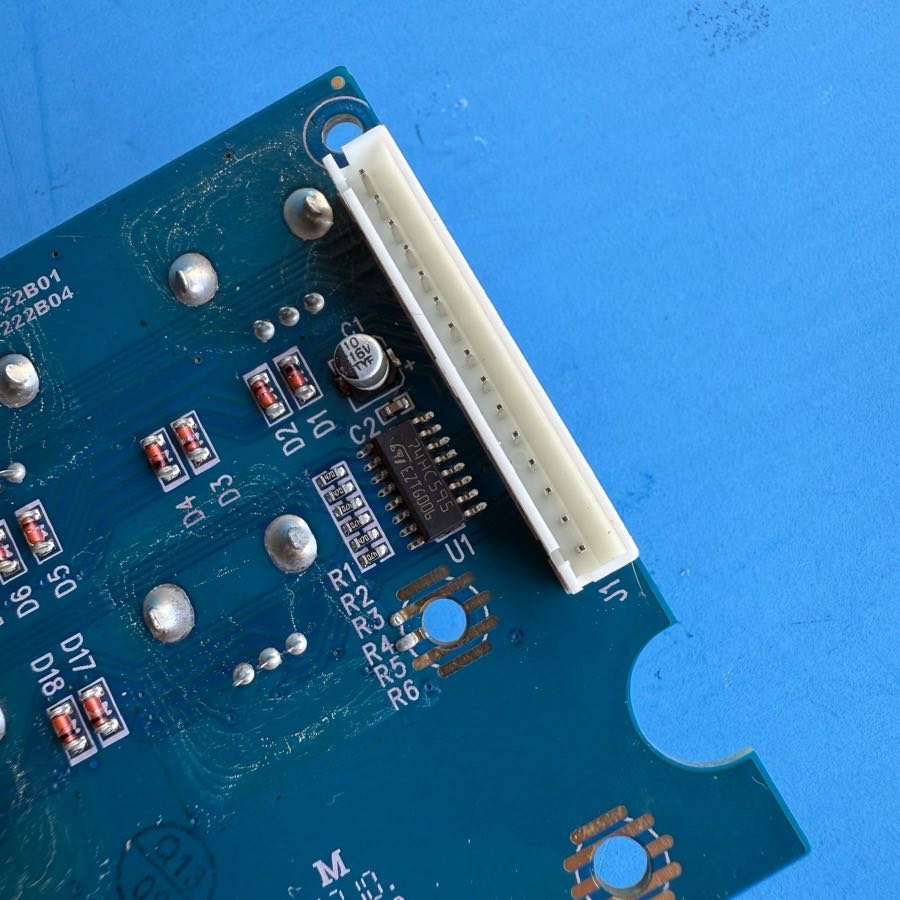 M-AUDIO AXIOM PRO 49 MIDI Controller Part: Encoder Knob PCB Board & Pad