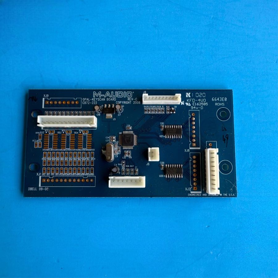 M-AUDIO AXIOM PRO 49 MIDI Controller Part: KEYSCAN PCB Circuit Board
